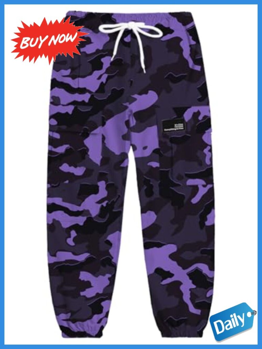 Womens Cargo Jogger Pants Cotton Blend Outdoor Hiking